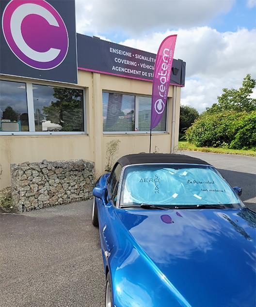 AéroSolar®, protection thermique innovante adaptée pour les habitacles de voiture