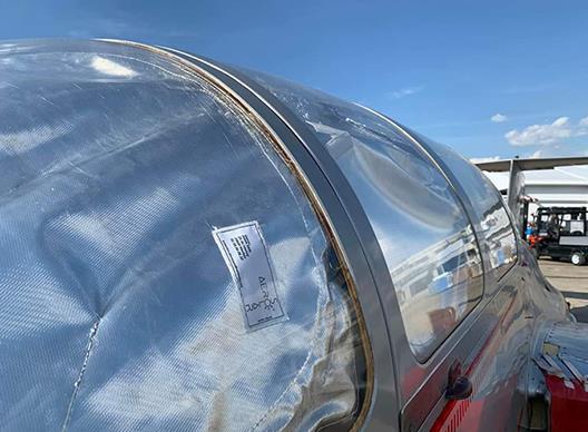 AéroSolar®, protection innovante de la chaleur pour le poste de pilotage, préserve ainsi l’héritage aéronautique